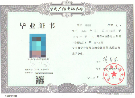 证明文件样本
